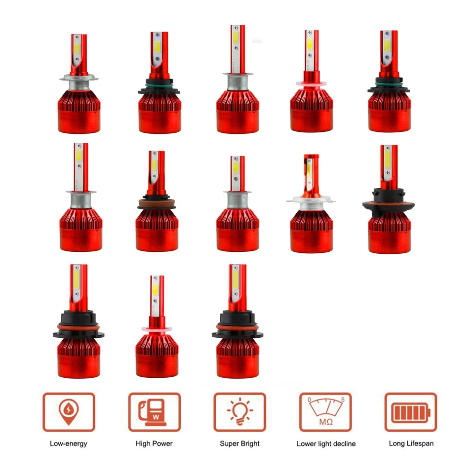 Xentec LED Light Bulb Kit 70W 50000LM Size H13 9008 High & Low Headlight 6000K - Image 2 of 4