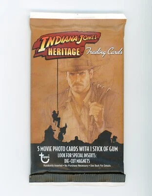 2008 Topps Indiana Jones Heritage Retail Sealed Card Pack - Possible Magnets - Photo 1/3