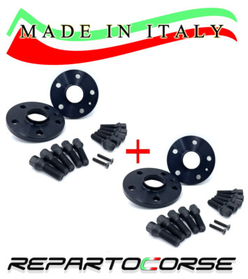 KIT 4 SPACERS 12+16mm BLACK AUDI A6 C5 Avant from 1997 to 2005