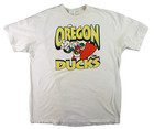 New ListingVtg 1991 Usa Adult Xxl White Uo University of Oregon Ducks Double Sided T-Shirt