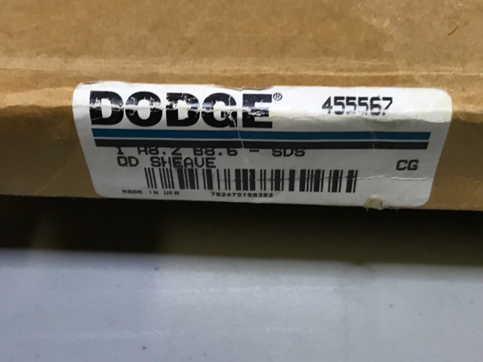 Dodge 1A8.2B8.6SDS QD Sheave 455567 eBay