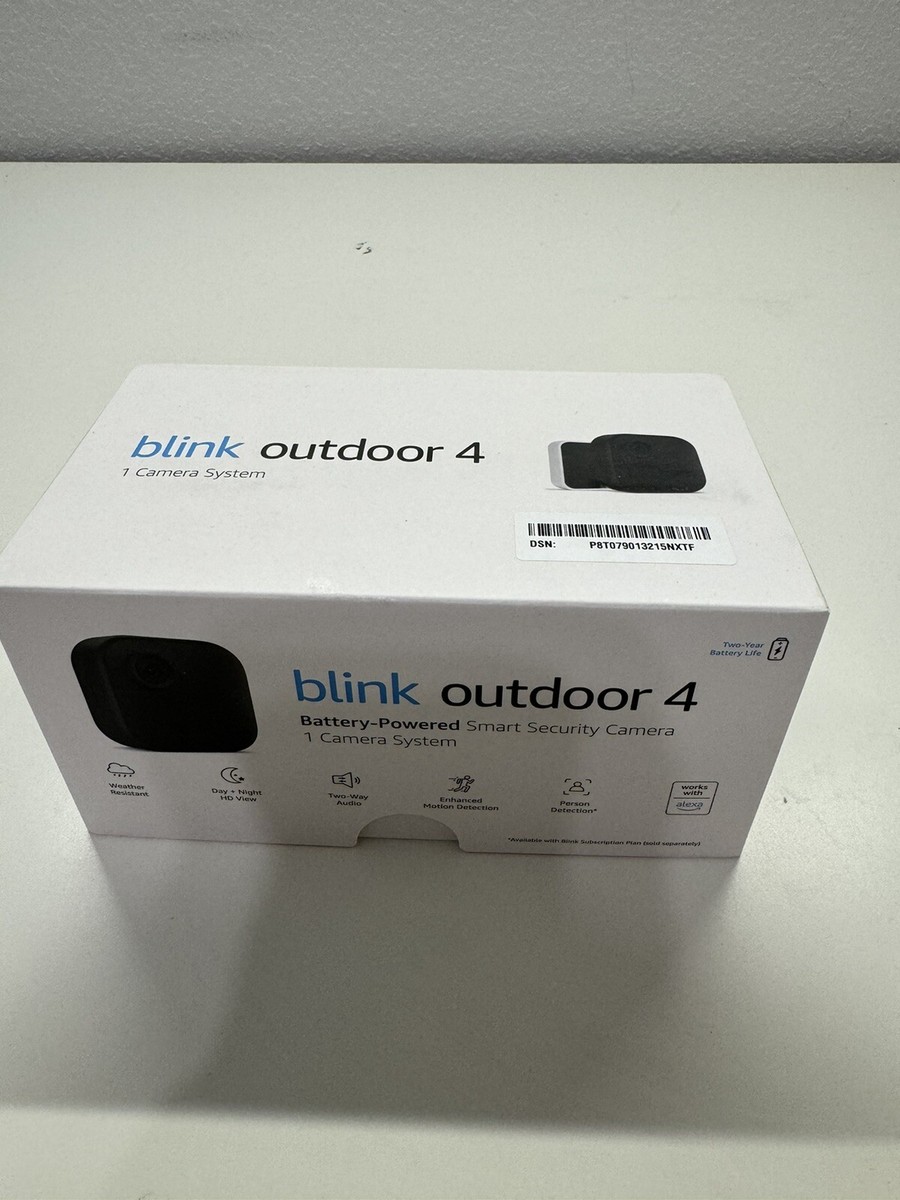 Blink Outdoor (4th Gen) Wireless smart HD security camera | Black Add