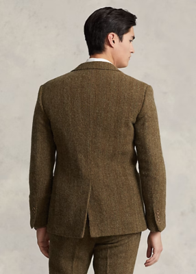 $1098 Polo Ralph Lauren Herringbone Magee Tweed Sport Coat Farm