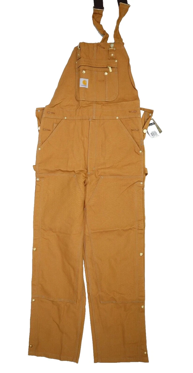 Men's Duck Unlined Overalls Zip-to-Thigh R37