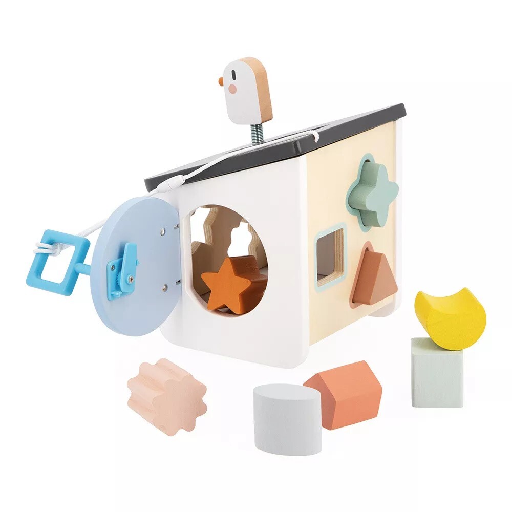 Maison des formes Oiseau Janod boîte à formes bois premier âge - 2