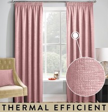 Image of Blush Pink 90 x 90in Thermal Curtain Room Darkening for Living Room & Bedroom