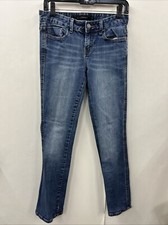 Calvin Klein Jeans Women's 4 Blue Tapered Leg Stretch Denim 29x30