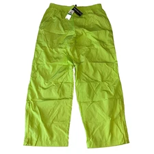 Royalty Maluma X Nylon Jogger Utility Pants Mens Size L Mojito Green
