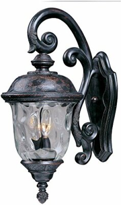 Maxim Lighting 3497WGOB Carriage House DC-Outdoor Wall Mount 3-Light Lantern