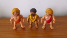 1987 Playskool Definitely Dinosaurs Cavemen - Set of 3