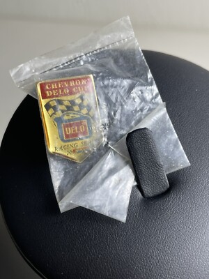 Chevron Delo Cup  Delo  Racing Series Gold Tone Lapel Pin
