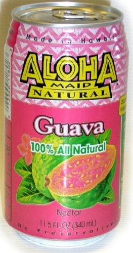 ALOHA MAID Natural Guava Fruit Drink (Two 6 Pack of 11.5 oz Cans)