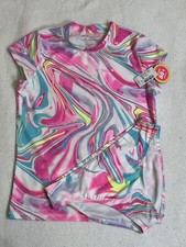 New The Childrens Place Girls Tie Dye Multi Color 2-Piece Swimsuit XXL 16 NWT
