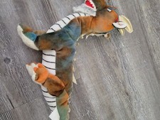 Ty Beanie Boos 2017 Anora the Dragon Sparkle Black Rainbow Wings Iridescent 6"