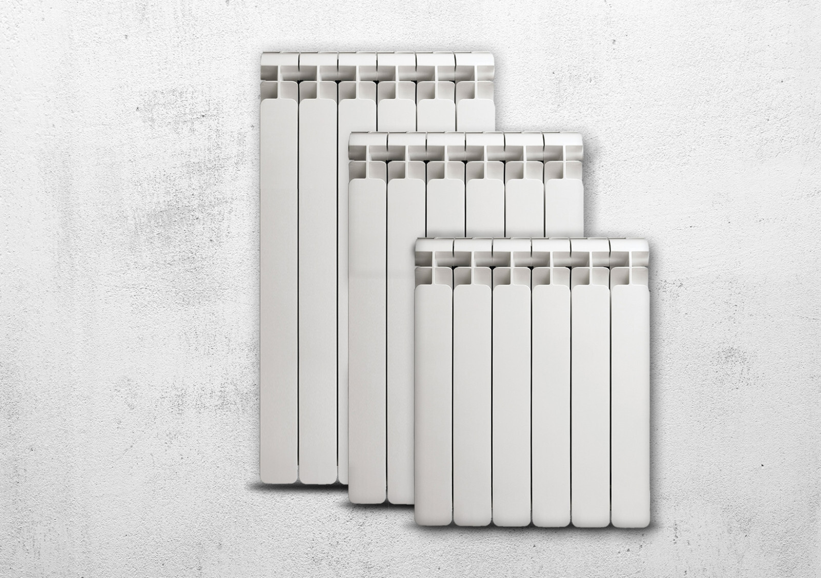 NIEDERTEMPERATUR ALUMINIUM HEIZKÖRPER, 500-800 FLACHHEIZKÖRPER.