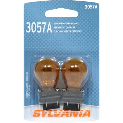 Sylvania Basic 3057A 27/6.7W Deux Ampoules Avant Signal Remplacement Park USA - Photo 1/4