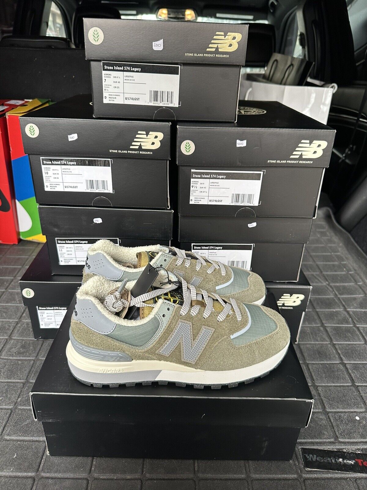 Stone Island x New Balance 574 Legacy Size 7-13 —U574LGST | eBay