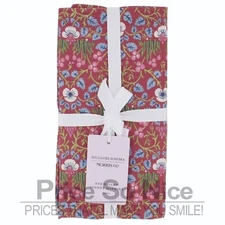 Williams Sonoma and Morris Co Eye Bright Red Dinner Napkins - 20 x 20, Set of 4