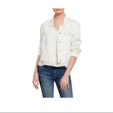 Paige Vivienne Puff-sleevedenim Jacket