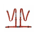 Top Sparco Italy CLUB H-4 4-points Safety Harness red (ECE)