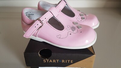Start-Rite 'Busy Bee' Mary Jane Shoes, Pale Pink Glitter UK