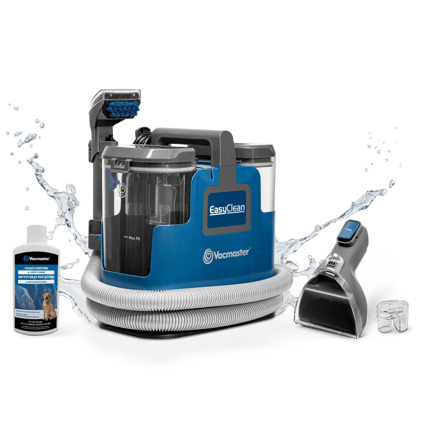 Vacmaster SCB0501 Lavatappeti Portatile 500W, lava divano ad Acqua, lava tappezz