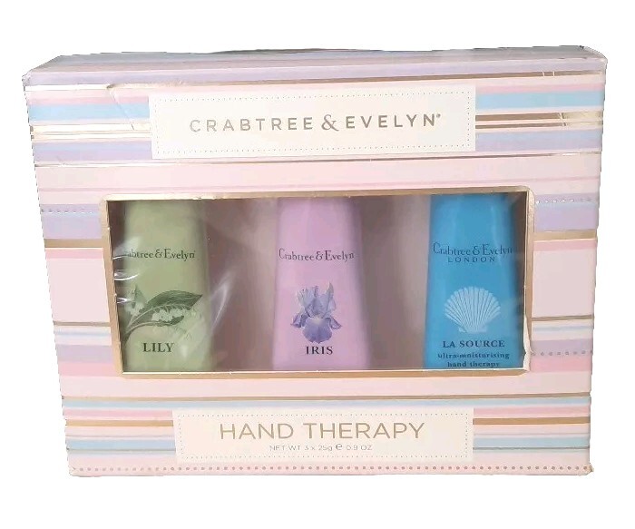 🌸(3) Crabtree Evelyn Hand Therapy Lily Iris LA Source Oz