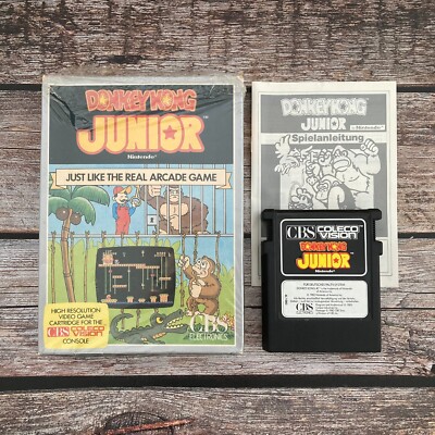 Donkey Kong Junior - Spiel für ColecoVision - Original Nintendo Lizensiert 1983