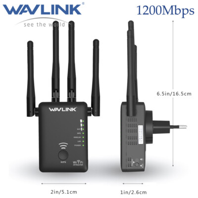 Wavlink AC1200 WiFi Router Wireless Range Repeater Acess Point WLAN Extender WPS