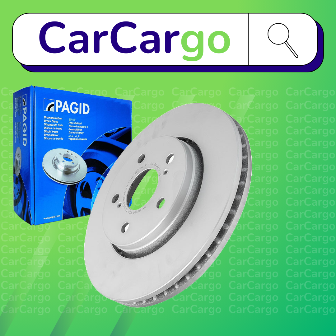 Pagid Vented Front Brake Discs Pair For Toyota C-HR 1.2 2016-2024 298 mm