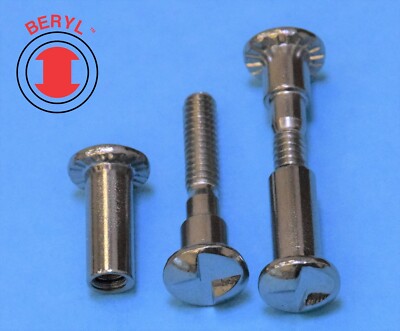 One Way Sex Bolt #10-24 Nut 5/8'' & Screw 1/2  (SS18-8) - 10sets