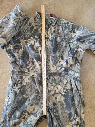 Vintage Mossy Oak Break Up Insulated Camo Coveralls 1pc Size XL - insulated - Picture 16 of 16