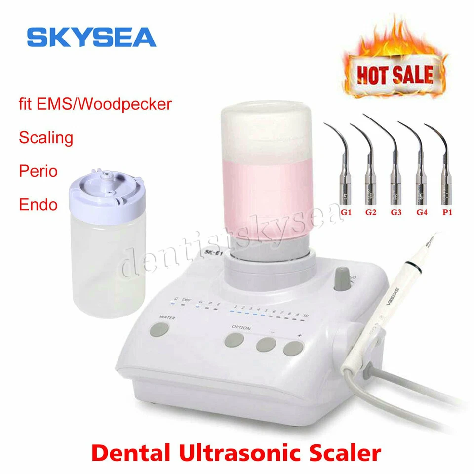 Botella escaladora piezoeléctrica ultrasónica portátil dental apta para Cavitron EMS / pieza de mano Foto 4 de 4