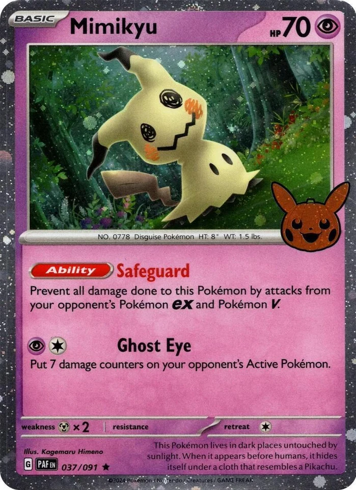 Mimikyu 037/091 Trick or Trade Booster Bundle 2024