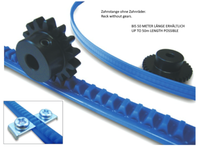 Flexible Zahnstange Modul 0,8 – Aus Duracon-Kunst Produktbild-Vorschau 3