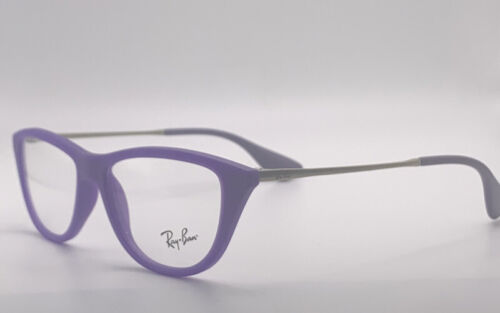 NEW Authentic RAY-BAN frames/women RX70425470 PURPLE/Silver 52-14-140 Retro - Picture 1 of 7