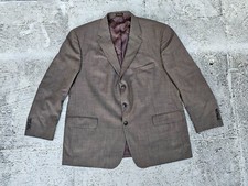 Stafford Men Blazer Sport Coat Jacket Three Button Style 100 Wool Size 50R