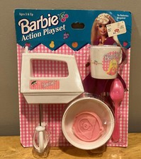 Vintage 1994 BARBIE Action Appliance SET NEW in Box - Hand Mixer Chilton