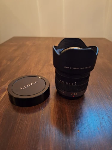 Panasonic Lumix G Vario 7-14mm f/4 AE Aspherical AF ED Lens - Black