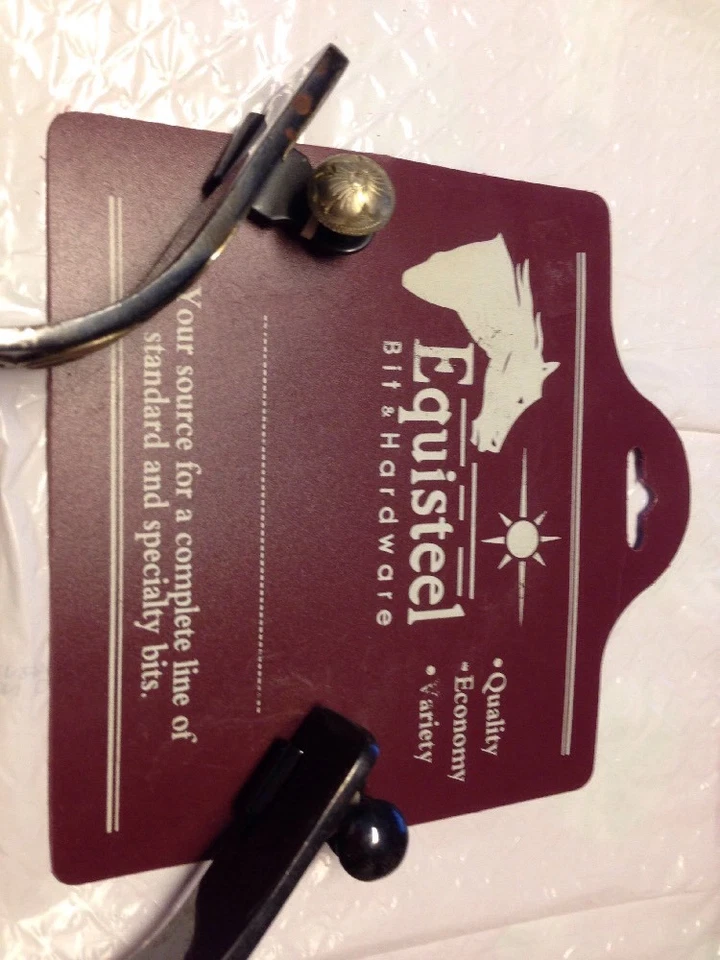 Novo Masculino Texas Spur 3/4" Banda 2" Haste 1 1/4" Rowel - Estrelas e Flechas - Imagem 4 de 4