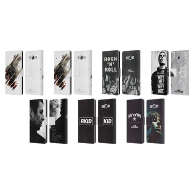 OFFICIAL LIAM GALLAGHER GRAPHICS LEATHER BOOK CASE FOR SAMSUNG PHONES 3