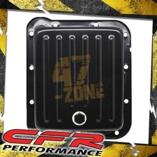 For Ford C4 Steel For Transmission Pan Pan Fill Style - Black