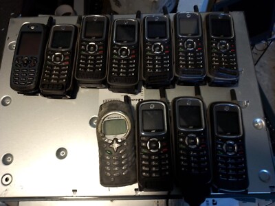 Motorola Nextel i365 rugged cell phone walkie-talkie with batteries(lot of 9)