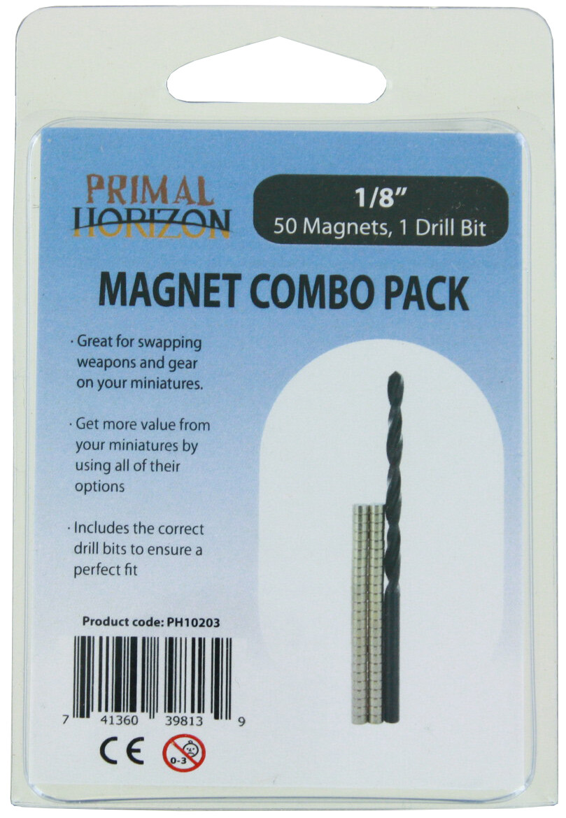 Комбинированный набор: 1/8 x 1/16 Маг.+ сверла