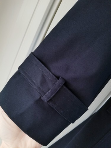 Hobbs Saskia Annora Trench Coat Navy Blue Size UK 16 Regular Dark Blue - Picture 19 of 22