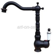 Deck Mount Bathroom Oil Rubbed Bronze Basin Sink Faucet 1 Handle/Hole Mixer Tap