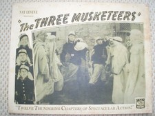 2 1933 Lobby Cards; The Three Musketeers; John Wayne