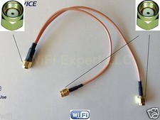 RP-SMA Male to Y type 2X RPSMA Male Splitter Combiner cable pigtail RG316 USA