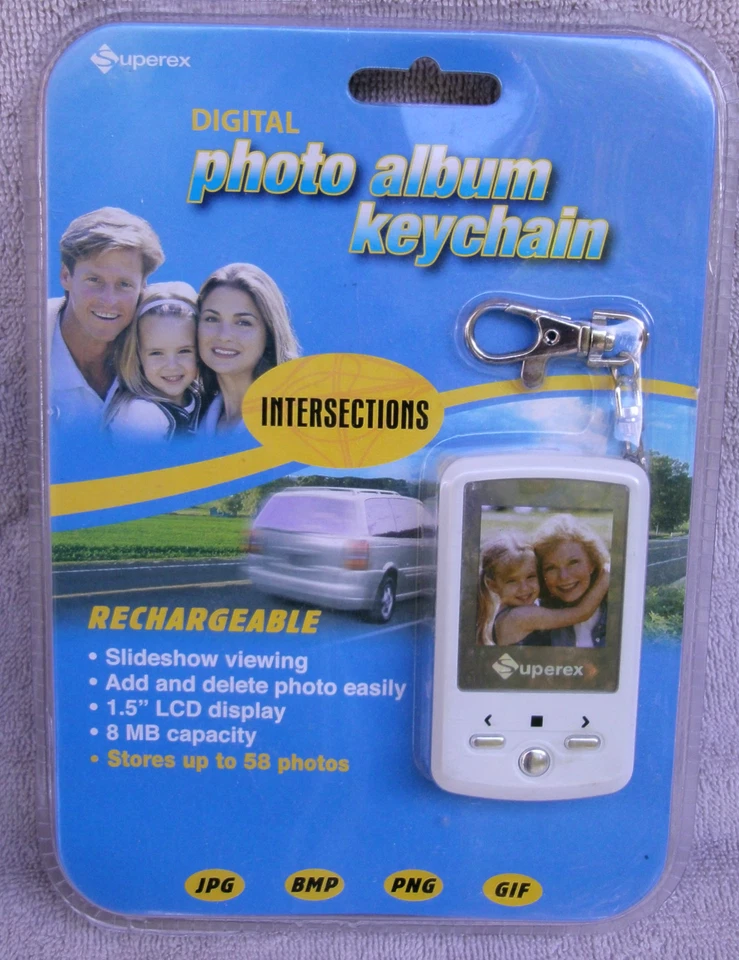 Superex Digital Photo Album Keychain With Slideshow Viewing ~ NEW - Image 2 of 2