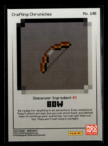 2024 Panini Minecraft - White Base Cards #1-#221 - Updated 7/2 - Picture 281 of 443